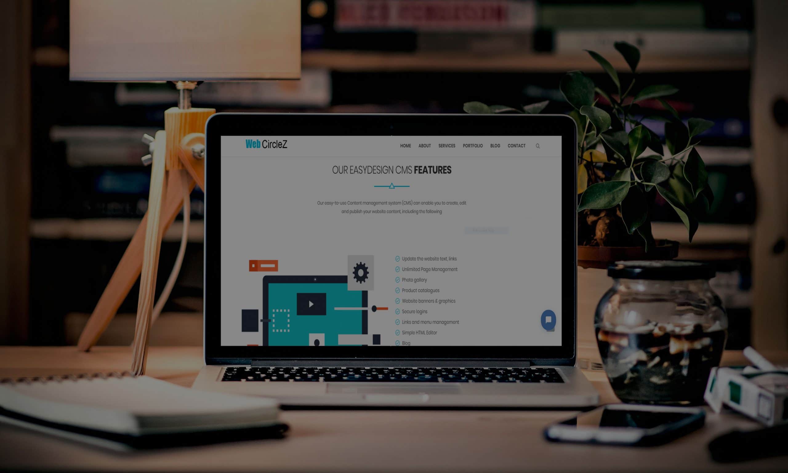 Custom CMS Website
